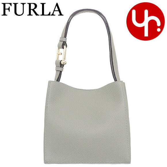 Furla Handbags - Furla Nuvola Grained Leather Bucket Bag Agave Travel